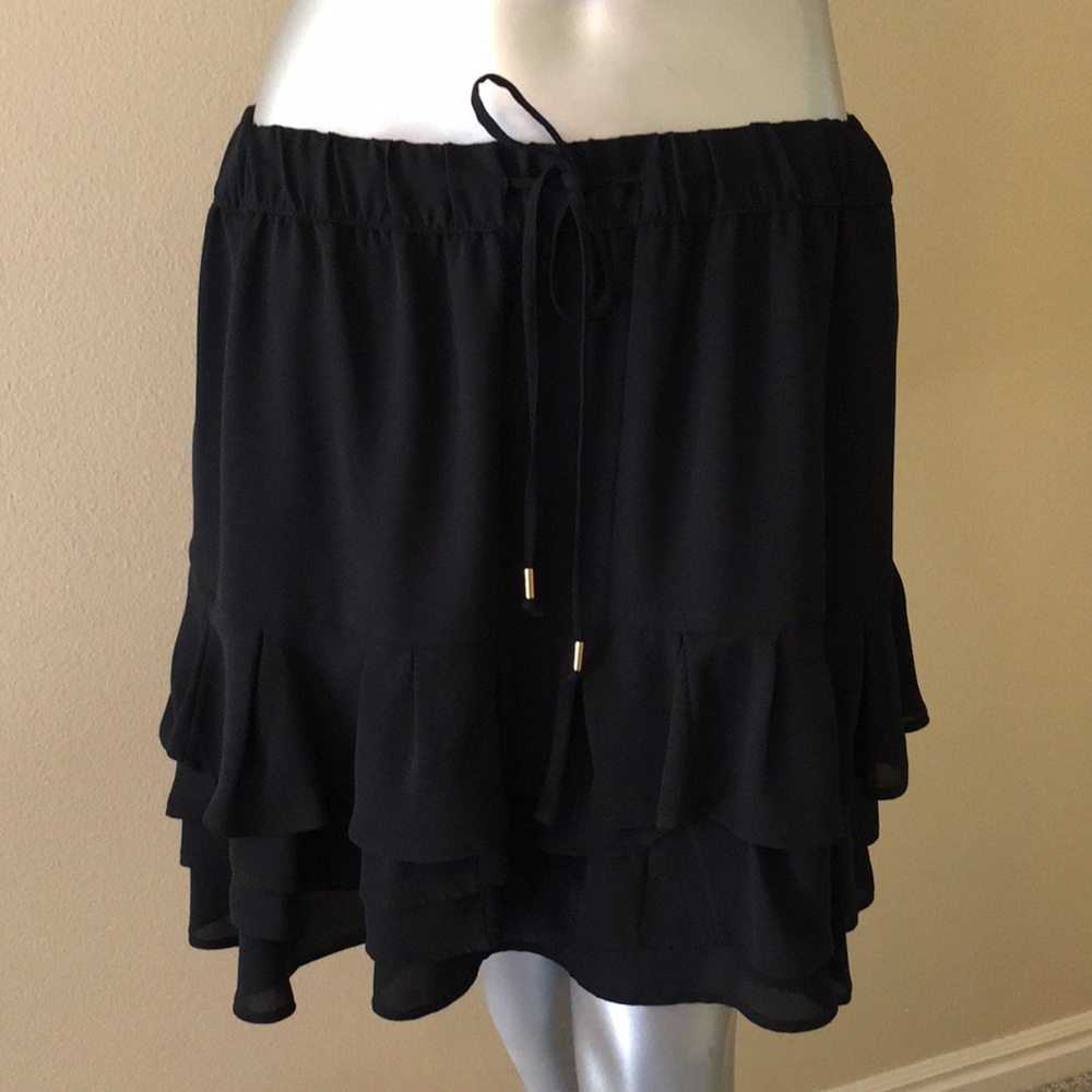 BANANA REPUBLIC | Ruffle Hem Drawstring Skirt